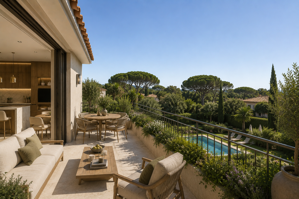 * - RARE - SAINT-TROPEZ  APPARTEMENT D'EXCEPTION AU DERNIER ÉTAGE - T4 135 M²