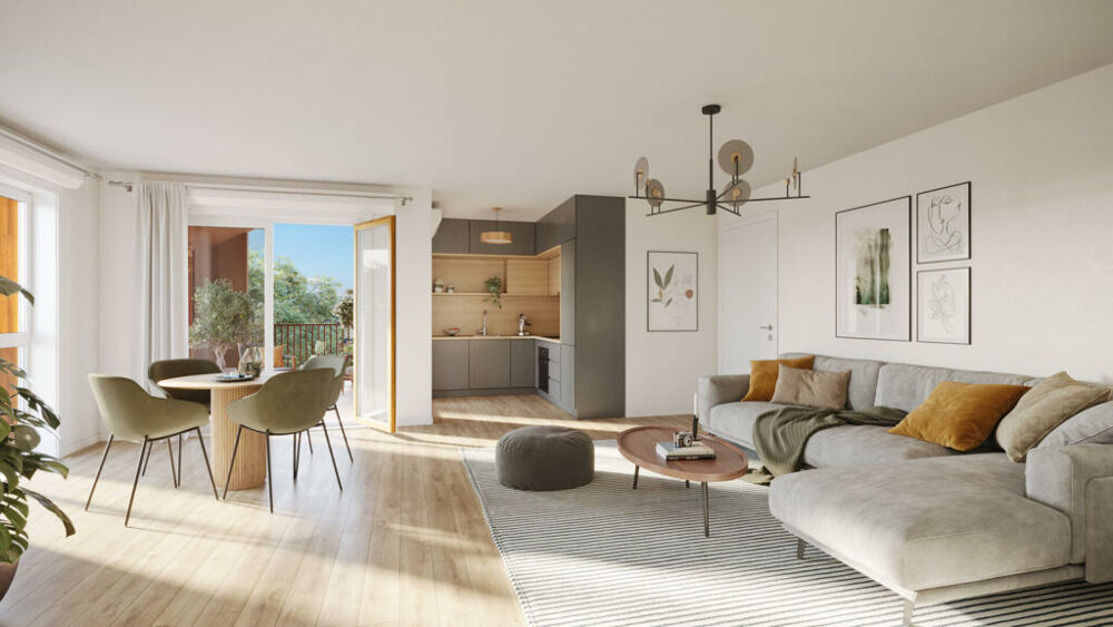 VALBONNE 3 PIECES AVEC TERRASSE SUR LA VERDURE DANS UNE RESIDENCE AVEC PISCINE