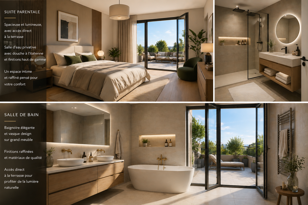 Vente Appartement Une signature rare. Un art de vivre.TOP FLOOR de 102m² habitables +80m² de terrasse Neuilly plaisance