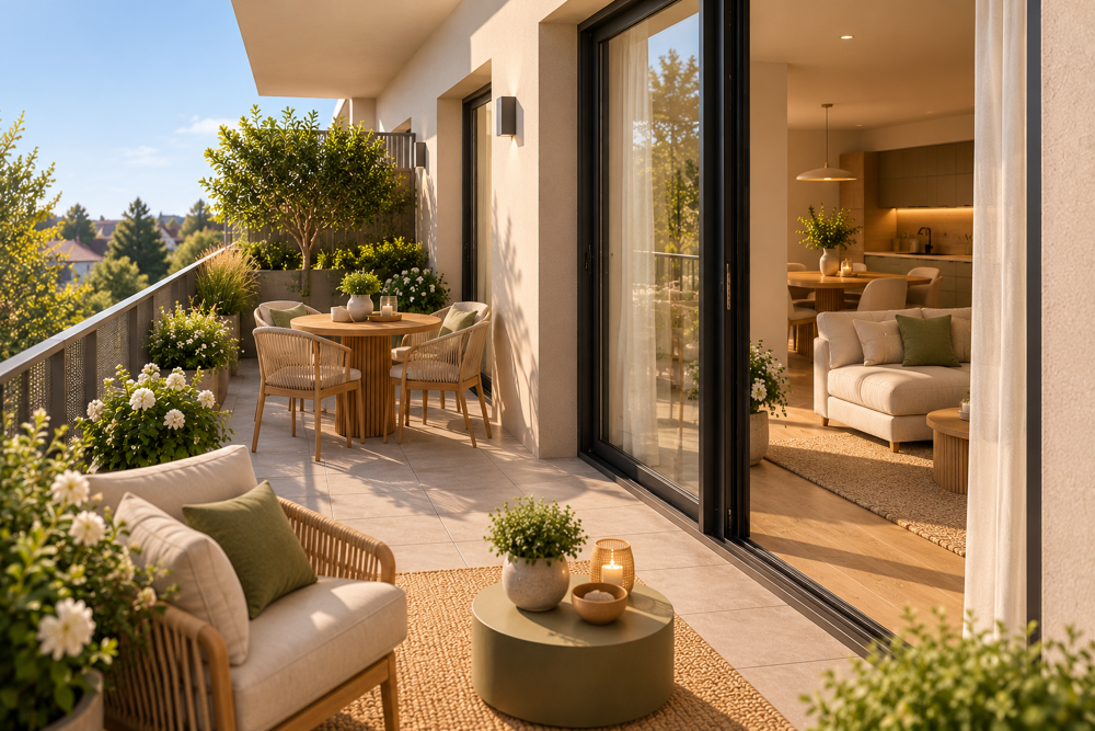 Vente Appartement T2 neuf de standing avec belle terrasse Orvault