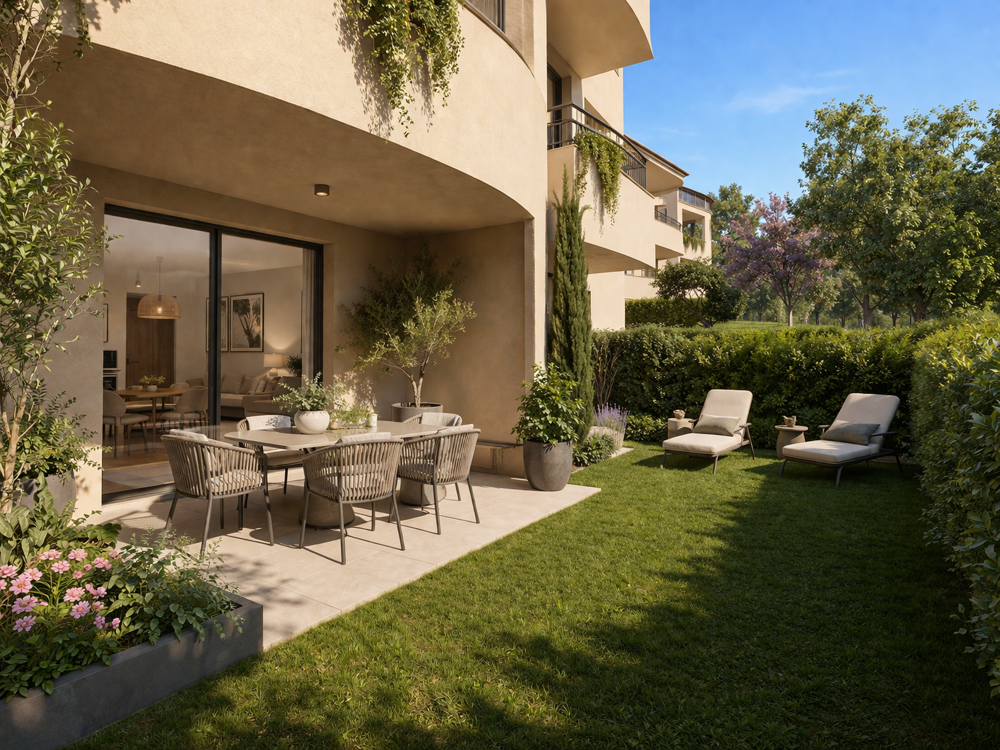 Vente Appartement VIEUX VILLAGE - T4 TRAVERSANT AVEC JARDIN EXPOSE SUD EST Vitrolles