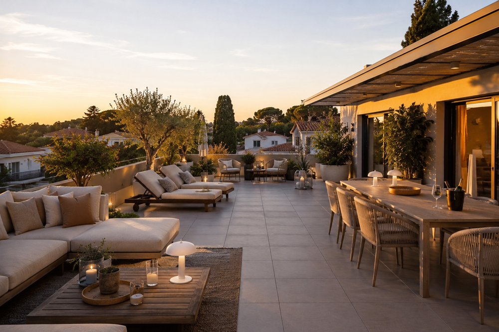 * SAINT-AYGULF  BIEN D'EXCEPTION  ATTIQUE DE 138m² AVEC TERRASSE DE 81m²