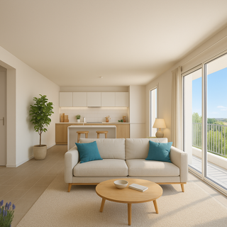  Appartement  vendre 2 pices 