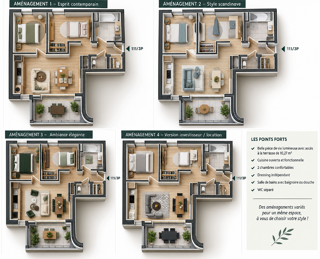 Vente Appartement Appartement 3 pièces neuf - Résidence Le Clemenceau Schiltigheim