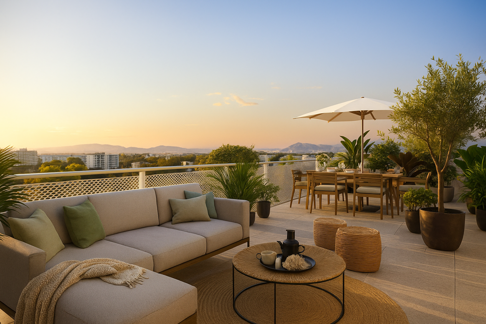 Vente Appartement MAGNIFIQUE 5P AVEC 100M² DE TERRASSE LIVRAISON RAPIDE Marseille 8