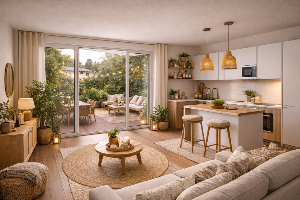 CHATEAU NEUF DE GADAGNE - 2P DE 50M² AVEC GRAND JARDIN ET STATIONNEMENT