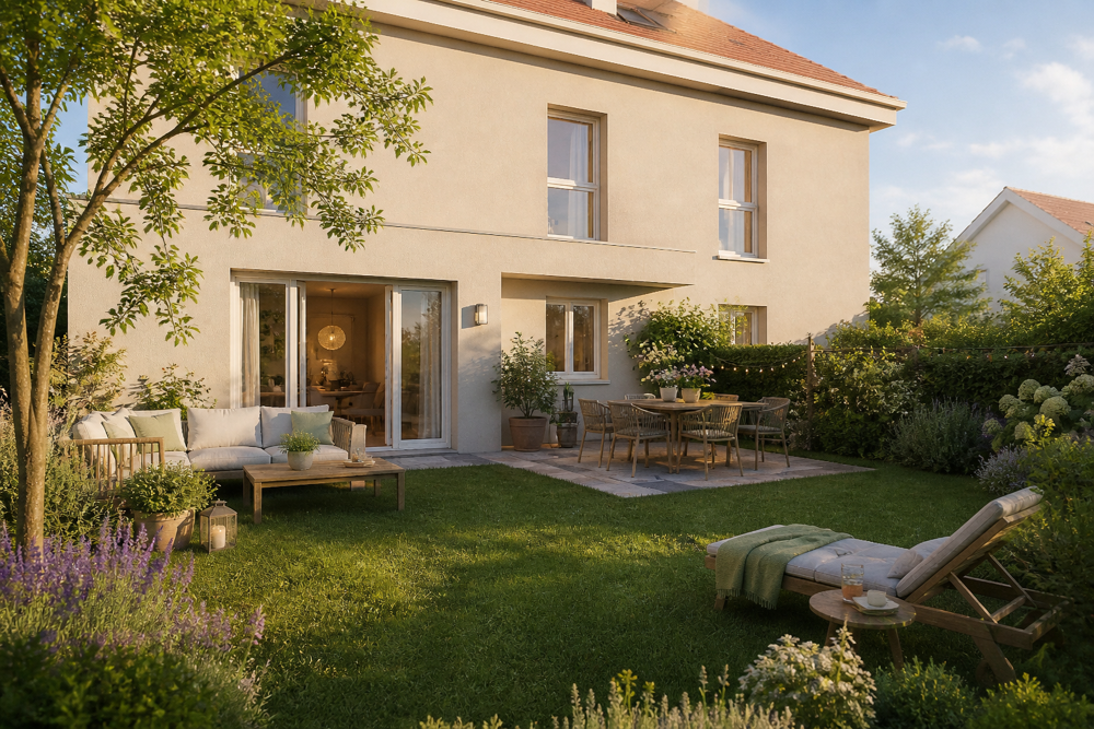 Vente Appartement HOLTZHEIM, votre maison neuve 109 m² avec jardin aux portes de Strasbourg Holtzheim