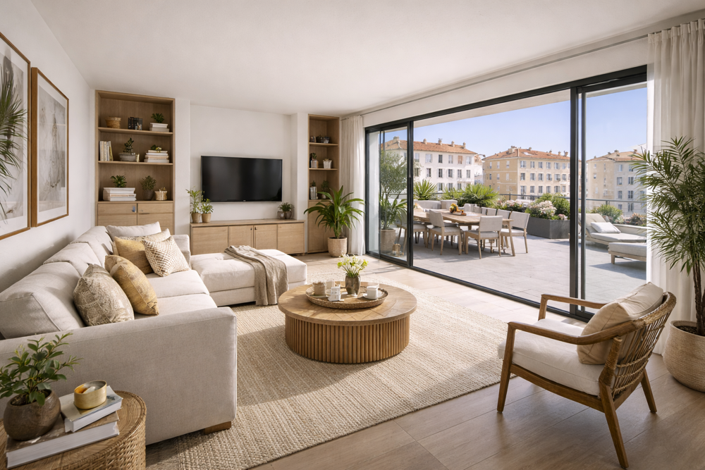 Vente Appartement RARE A TOULON- TERRASSE DE 60 M² EN DERNIER ETAGE POUR CE MAGNIFIQUE T3 A SAINT JEAN Toulon