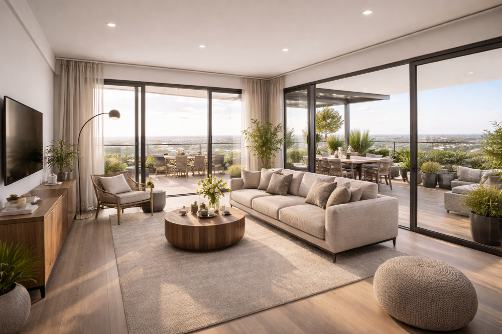 DIJON GARE - EXCEPTIONNEL T5 DERNIER ETAGE AVEC TERRASSE DE 95 M² & PRESTATIONS HAUT DE GAMME