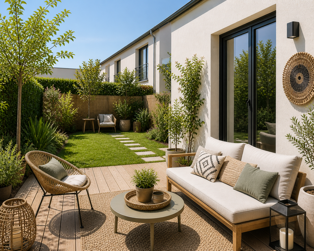 Vente Appartement ROGNES PROCHE CENTRE VILLE - 2P DE 45M² EN REZ-DE-JARDIN Rognes