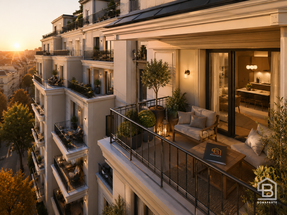 Élégance et nature  2 pièces neuf avec loggia à 45 min de Paris.