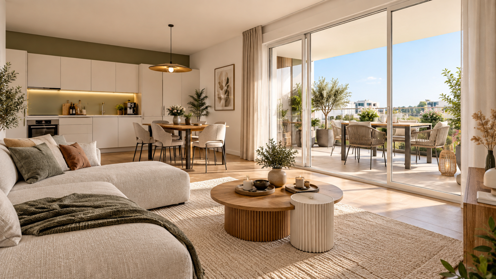 Vente Appartement Nantes T3 Loggia 15m² Plein SUD Nantes