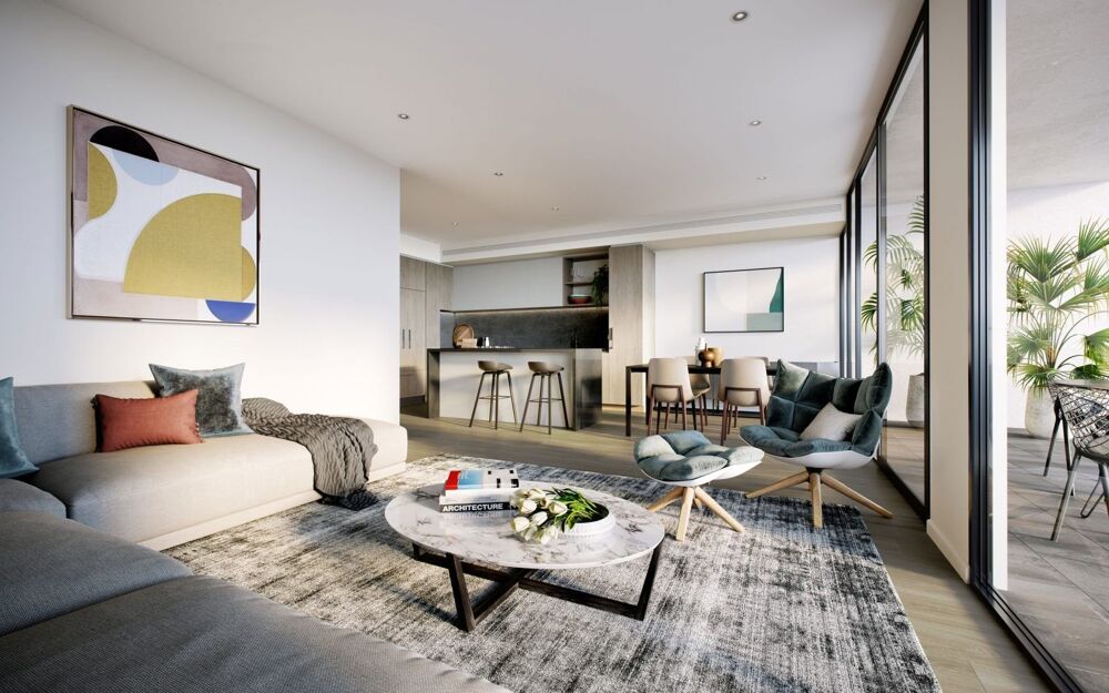 GRAND BALCON AVEC VUE SUR CANAL/SEJOUR-CUISINE DE 30m²/CHAMBRE PARENTALE DE 15m²/