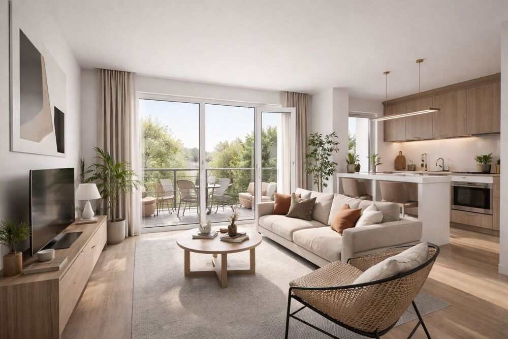 Vente Appartement Torcy (77200) – 3 pièces avec balcon plein sud – TVA réduite – Livraison fin 2028 Torcy