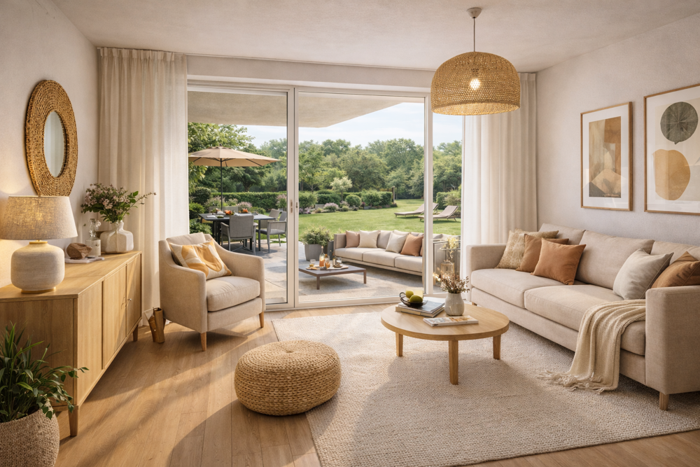 Vente Appartement MAGNIFIQUE 2P DE 45M² AVEC UN GRAND JARDIN DE 80M² Marignane