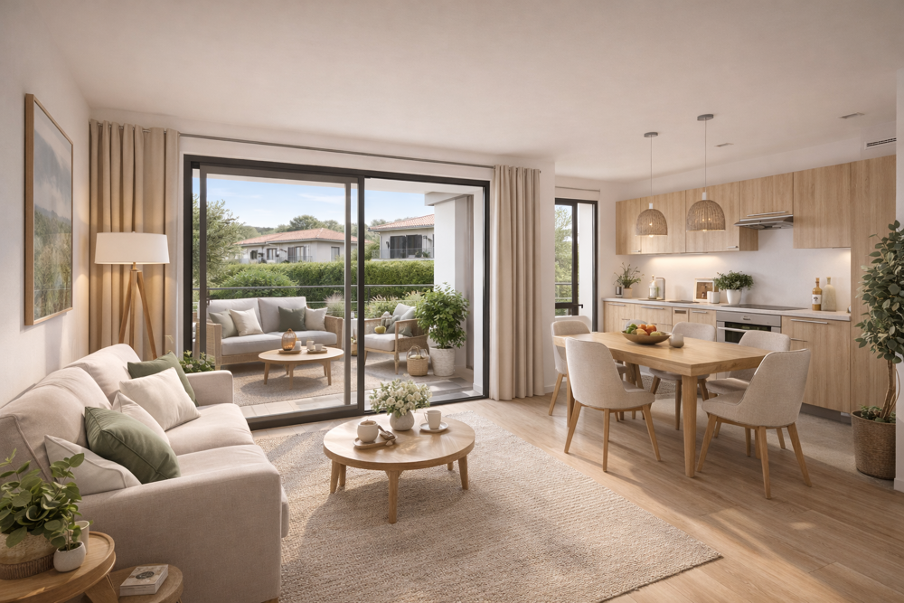 Vente Appartement T2 neuf avec terrasse et parking – prestations premium, emplacement privilégié Aix en provence