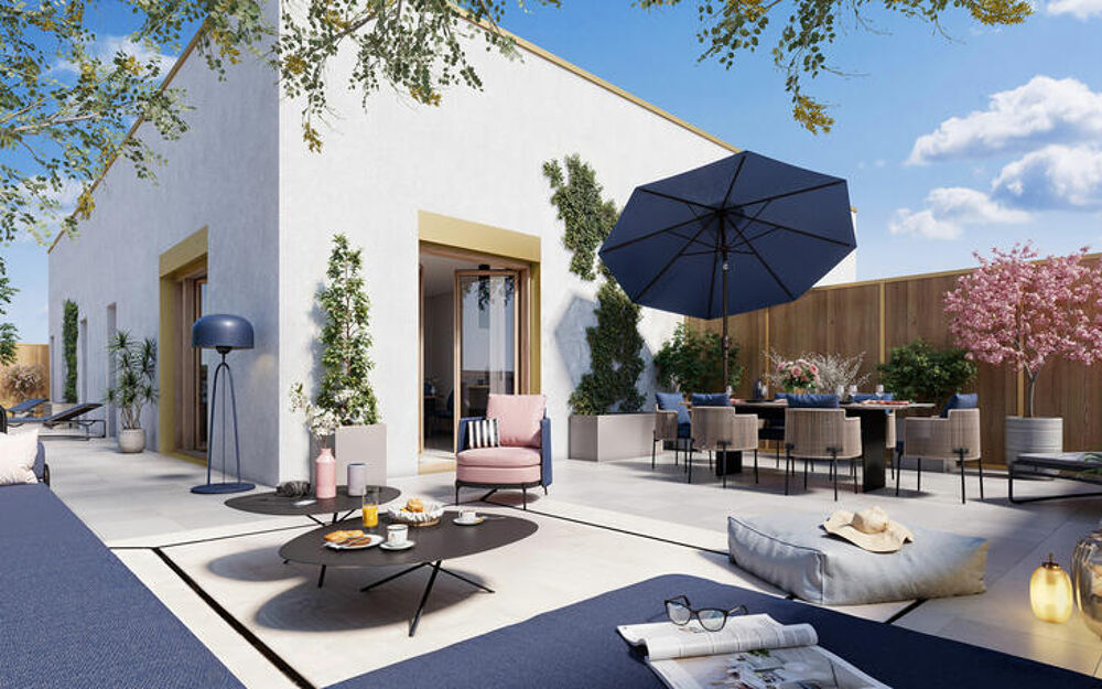 Au pied du TRAMWAY : Maison sur le toit avec Immense Terrasse de 60 m2 plein ciel !!!!