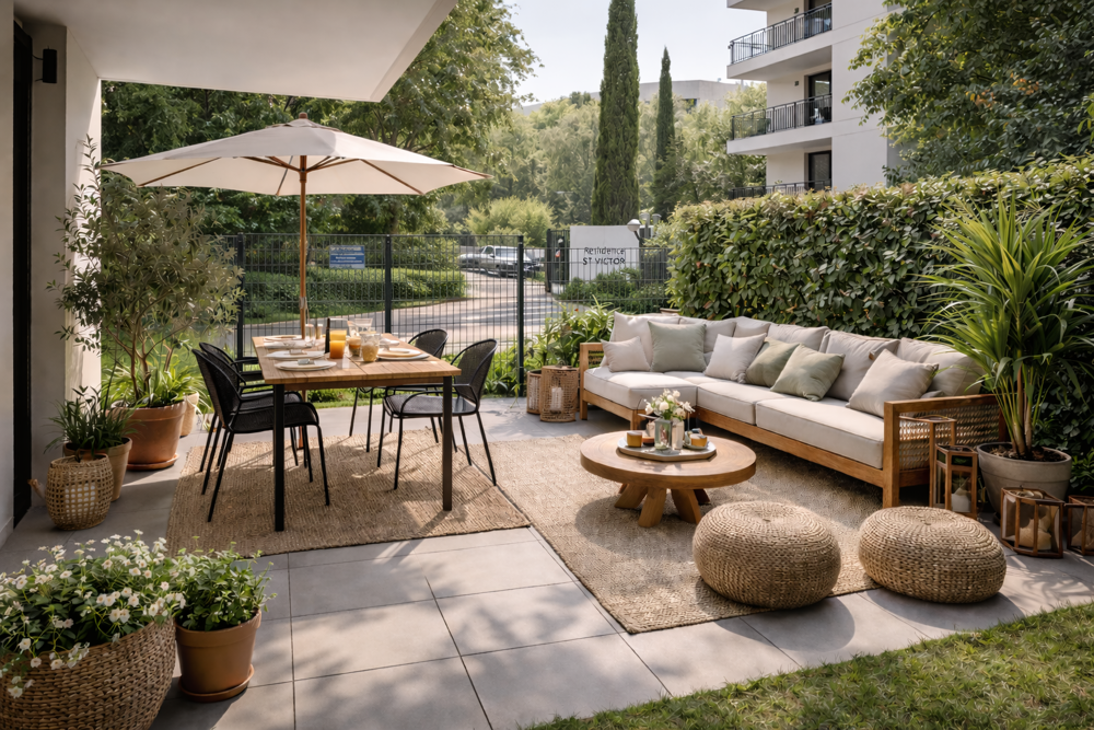 - PROCHE CENTRE VILLE - RESIDENCE DE 18LOGEMENTS SEULEMENT - 3P DE 75 M² AVEC TERRASSE 15M²