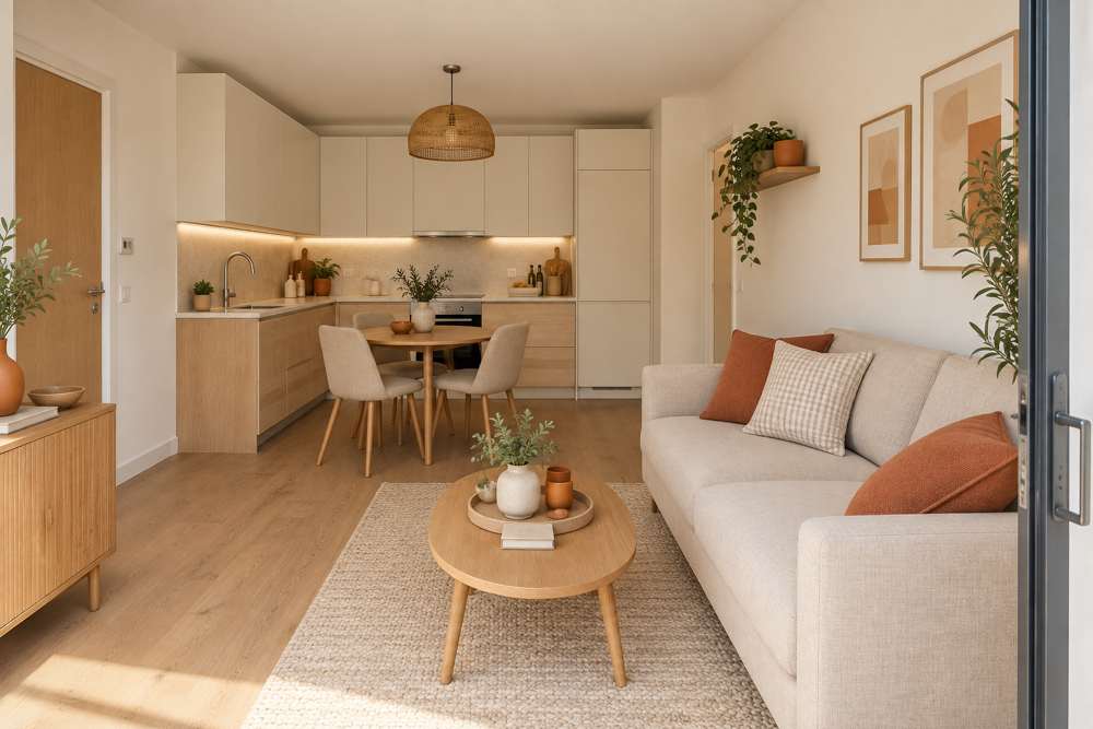 Vente Appartement T2 | AU PIED DU METRO | NATURE | TVA REDUITE | PRET A TAUX ZERO Rennes