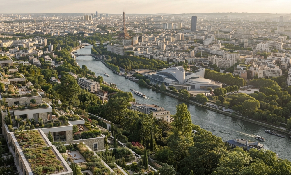 UN 4 PIÈCES D'EXCEPTION FACE À LA SEINE ET À PARIS