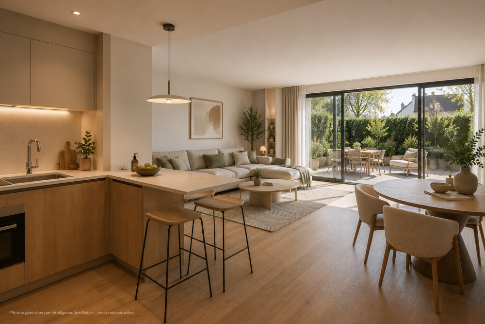 Vente Appartement NOUVEAUTE DIJON SUD JEAN JAURES - SUPERBE T2 STANDING AVEC SON MAGNIFIQUE JARDIN Chenove