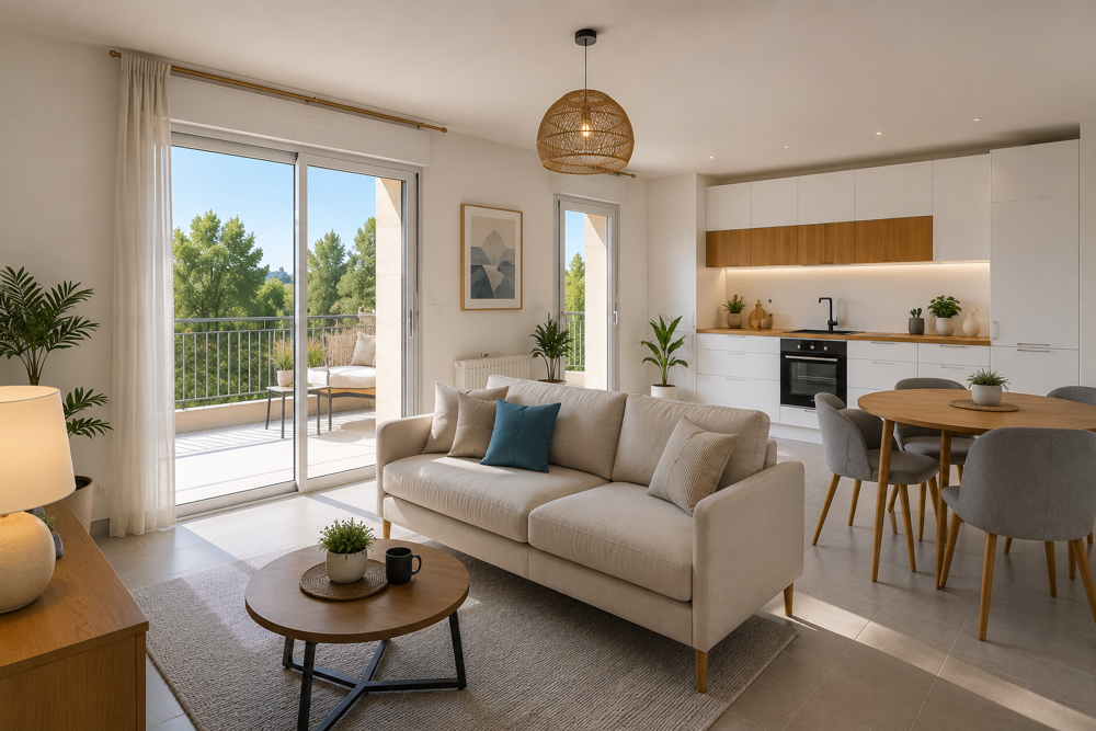 Vente Appartement LE MUY- GRAND T3 LUMINEUX, TERRASSE & 2 BELLES CHAMBRES Le muy