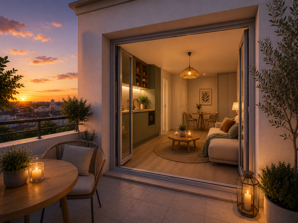 Vente Appartement FRAIS DE NOTAIRE OFFERTS STUDIO 23m² DERNIER ETAGE TERRASSE  10m²  A 350M M13+M15 Asnieres sur seine