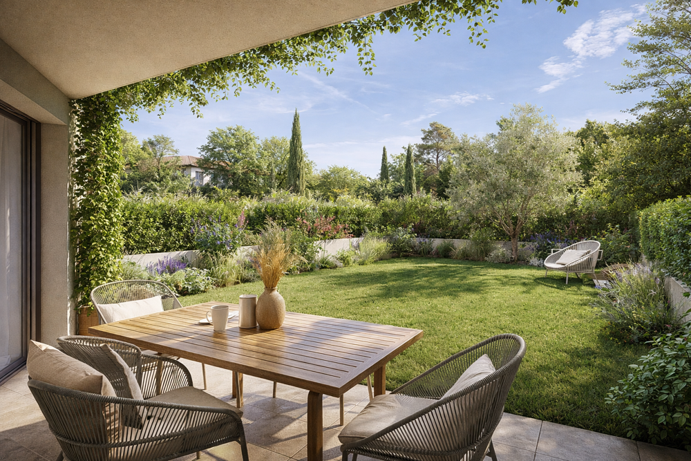 Vente Appartement T2 avec jardin plein Sud à Aix-en-Provence Nord – Un extérieur rare ! Aix en provence