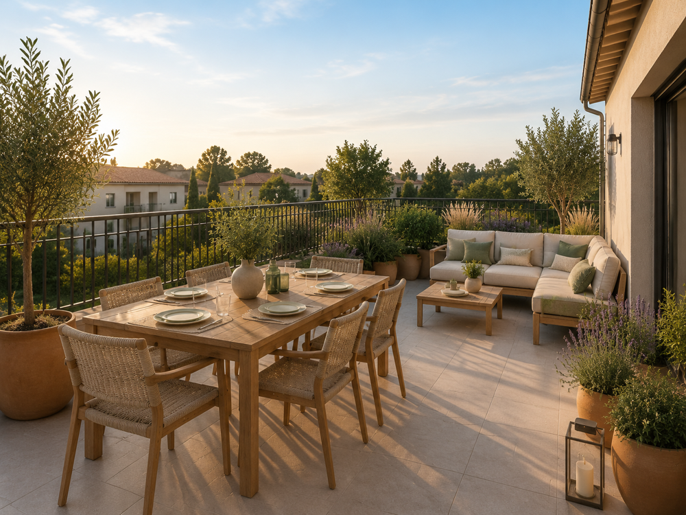 Grand T3 lumineux avec superbe terrasse de 14m² - centre Chateaurenard