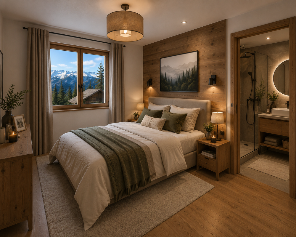 Appartement neuf 3 pièces avec balcon à deux pas des pistes