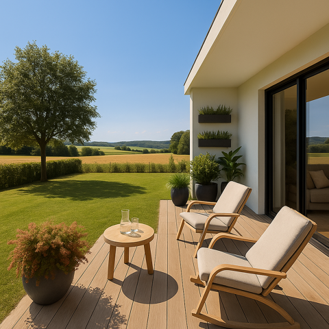   T3 AVEC VUE APAISANTE SUR LES VOSGES, PETITE RESIDENCE CALME PROCHE TOUTES COMMODITES Appartement - 3 pi�ce(s) - 70 m�