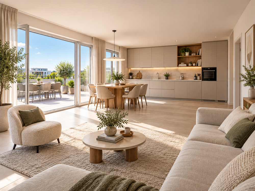 Vente Appartement THIONVILLE – T3 ATTIQUE AVEC TERRASSE DE 21 M² Thionville