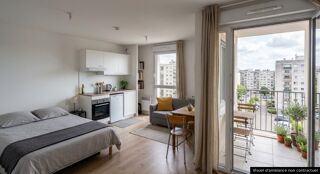 Vente Appartement Vue en Hauteur pour ce Studio de 29 m² au 7e Étage avec Balcon – Vénissieux Venissieux