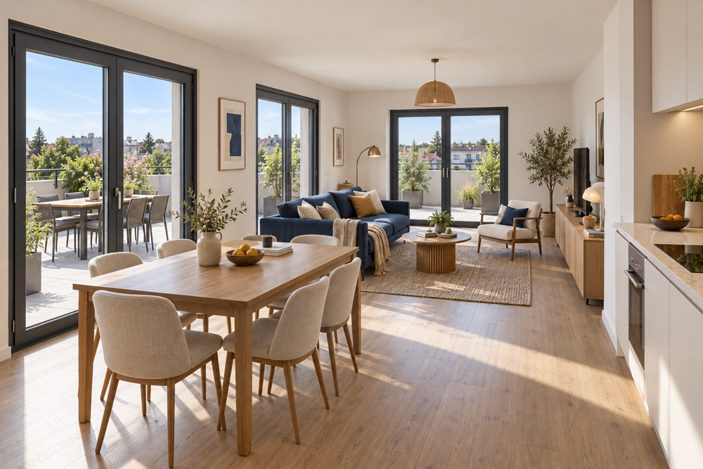 Vente Appartement -- RETOUR DE LOT LIVRÉ – T4 AVEC TERRASSE DE 44 M² Champigny-sur-marne