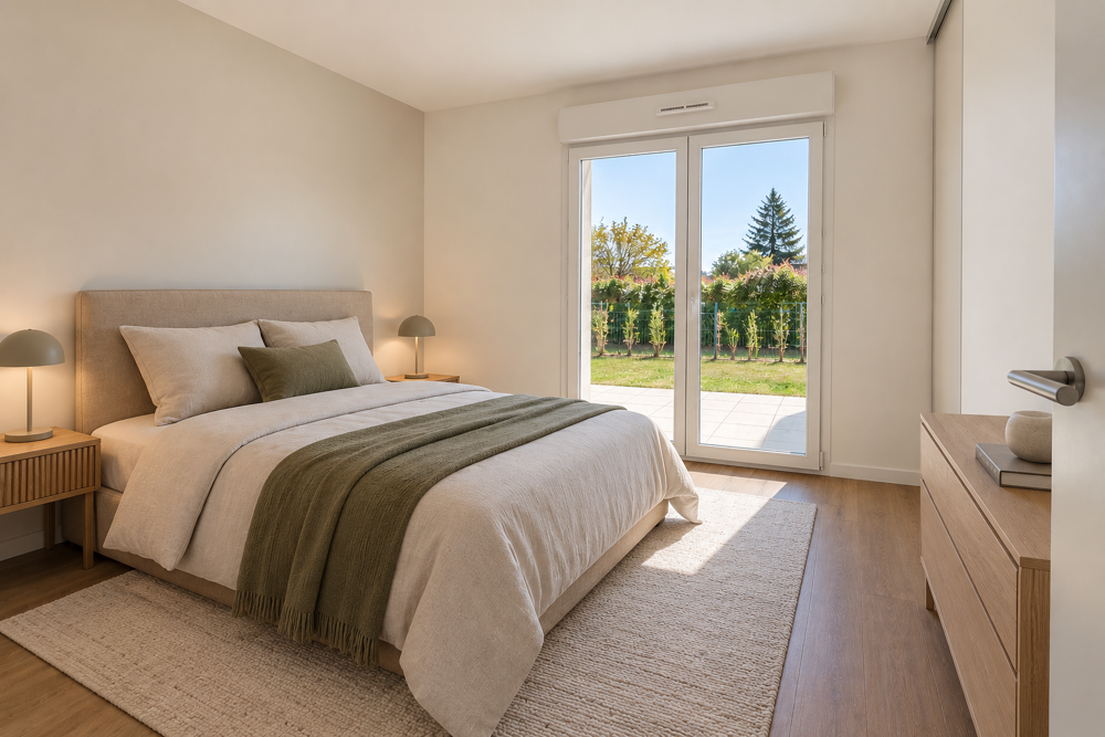 Vente Appartement NOUVEAUTE A L'ENTREE DE TALANT - SUPERBE T2 EN REZ DE JARDIN - EXPO SUD/OUEST Talant