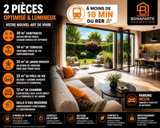  Appartement à vendre 2 pièces 39 m²