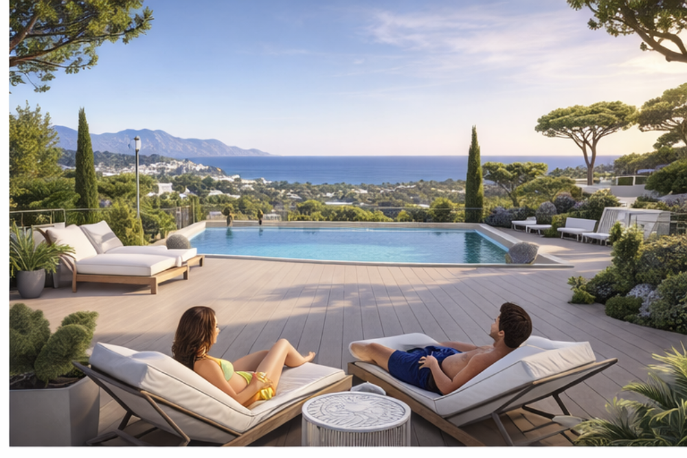 Vente Appartement NOUVELLE OPPORTUNITE : MAGNIFIQUE 2 PIECES DE 45M² AVEC LARGE TERRASSE - PISCINE Antibes