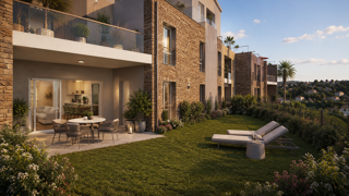 Vente Appartement T4 DE 84M² AVEC 100M² DE JARDIN EXPOSEE PLEIN SUD - FRAIS DE NOTAIRE REDUIT Chateauneuf grasse