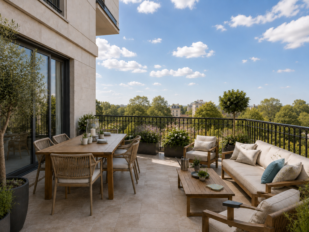 Vente Appartement DUPLEX-SÉJOUR CATHÉDRALE ET TERRASSE PLEIN SUD Chatenay malabry