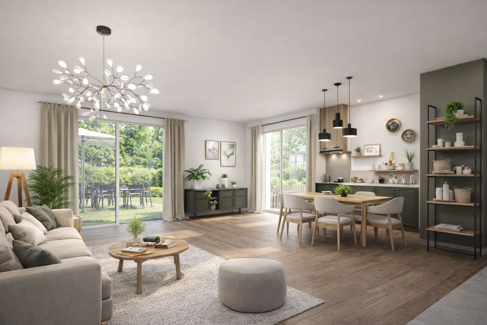UN HAVRE DE PAIX AU COEUR de MIONS - Maison en DUPLEX et son JARDIN de 112 M²