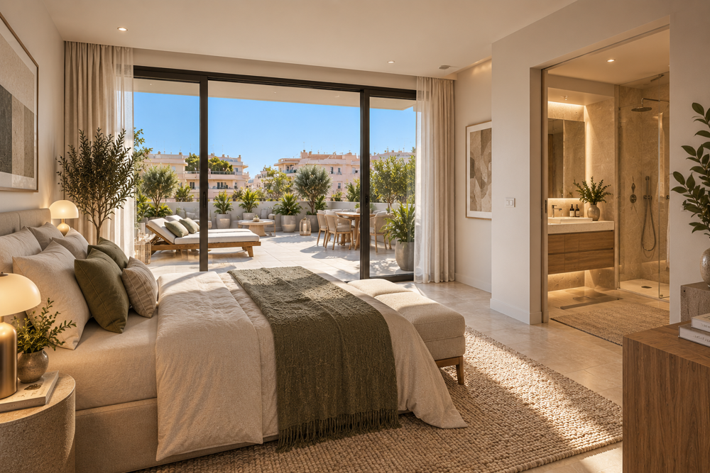 Vente Appartement JUAN-LES-PINS CENTRE– 3 PIÈCES AVEC TERRASSE – COUR PAYSAGÈRE – À QUELQUES PAS DE LA MER Antibes