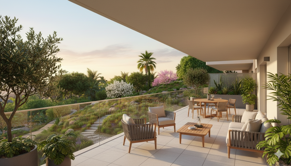 Vente Appartement OFFRES COMMERCIALES - RESIDENCE AVEC PISCINE - 3 PIECES AVEC GRANDE TERRASSE 20M² - PROCHE DES AXES St laurent du var