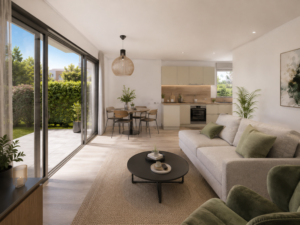 Vente Appartement T2 AVEC JARDIN ET PARKING Caudan