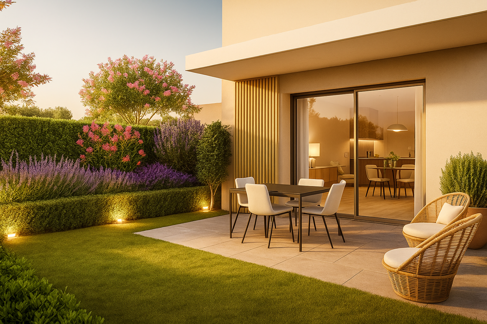 Vente Appartement RARE A MONTALEIGNE - VILLA T5 EN DUPLEX DE 100M2 + JARDIN OFFRANT AVEC VUE TOTALEMENT DEGAGEE St laurent du var