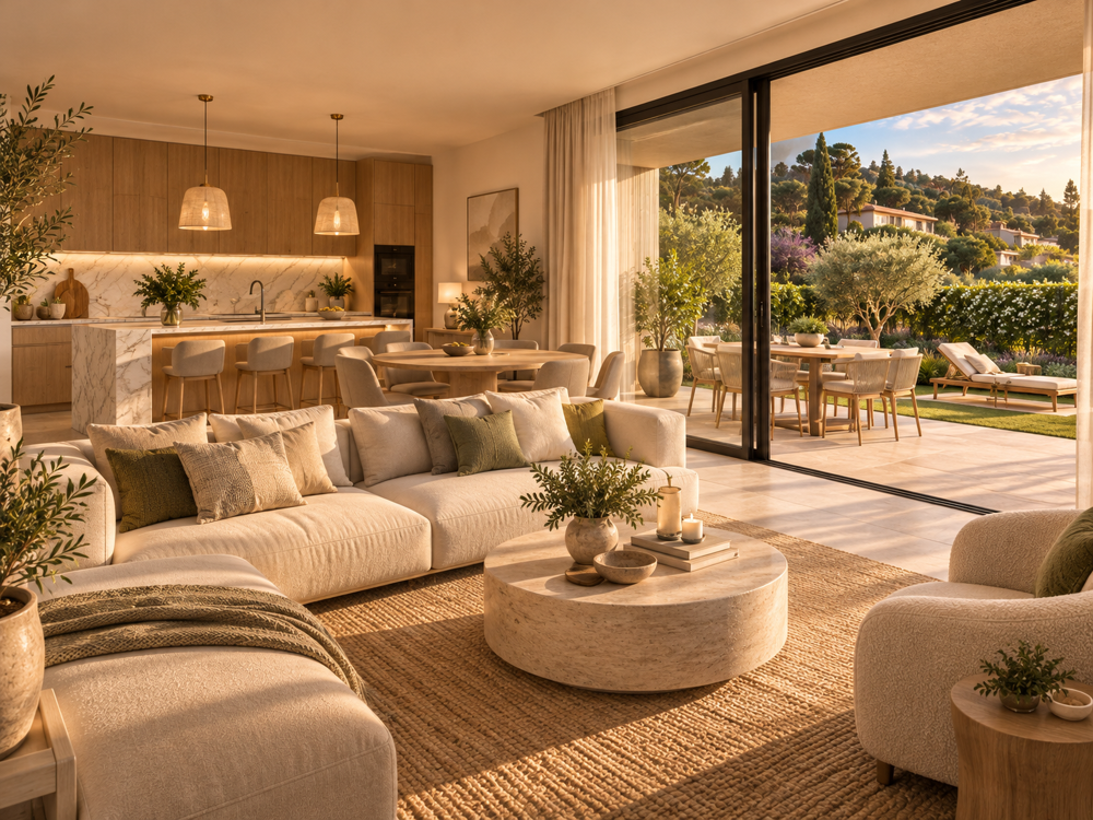 Vente Appartement Nice - 3 pièces - 70m² - Jardin - Vue dégagée - Piscine - Calme - Garantie constructeur 10 ans Nice
