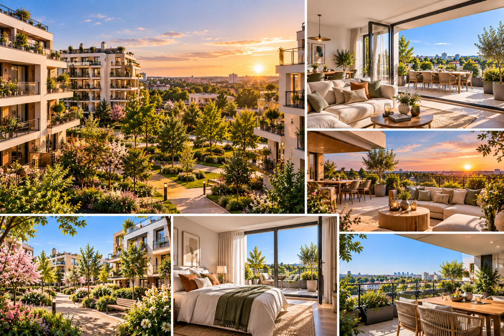 Vente Appartement GRAND T5 FAMILIAL NEUF 93 M² – JARDIN ET TERRASSE – FRAIS DE NOTAIRE OFFERT – PTZ Massy