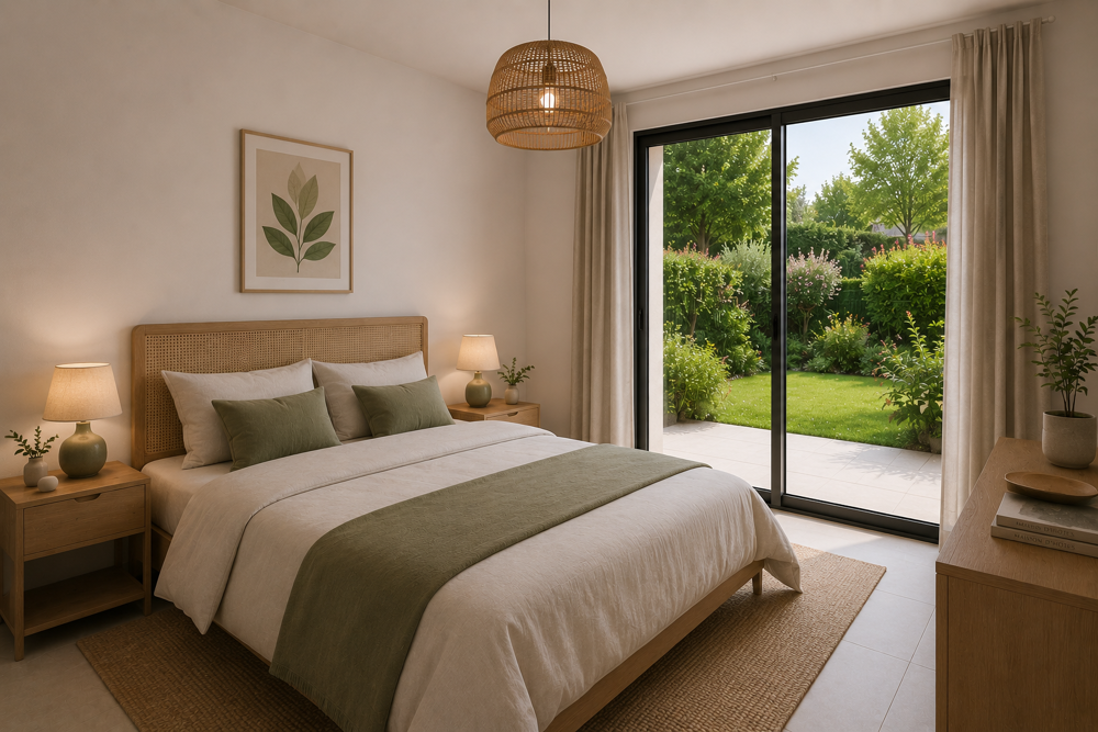 *-Magnifique T4 de 83 m² avec terrasse, jardin et garage double à Cogolin