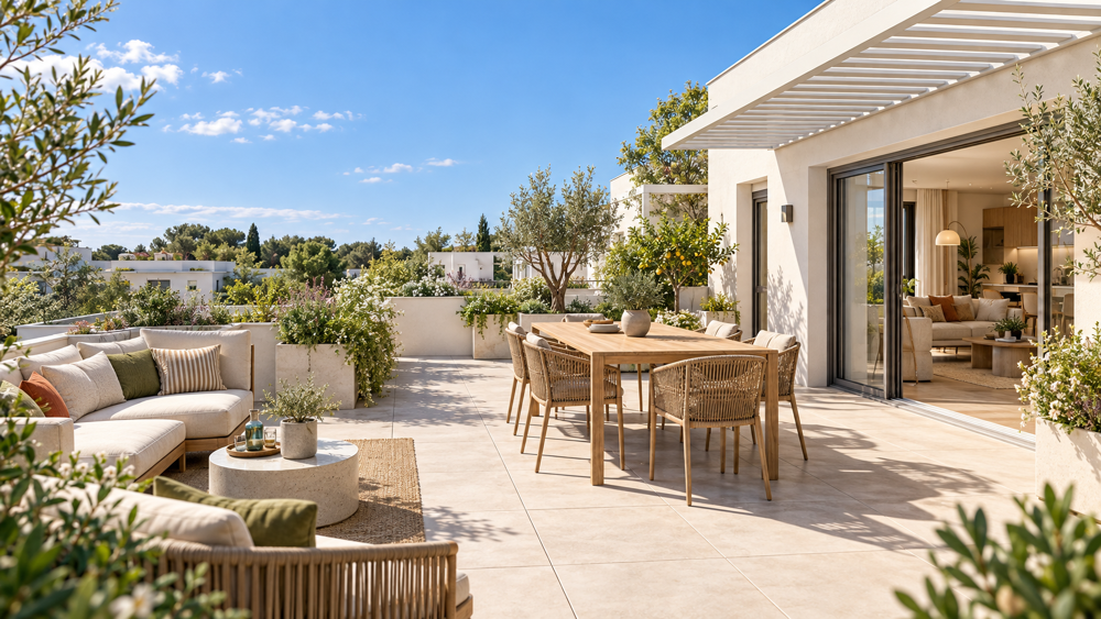 Vente Appartement Millénaire dernier T4 en attique de 135m² avec 70m² proche de toutes les commodités Montpellier