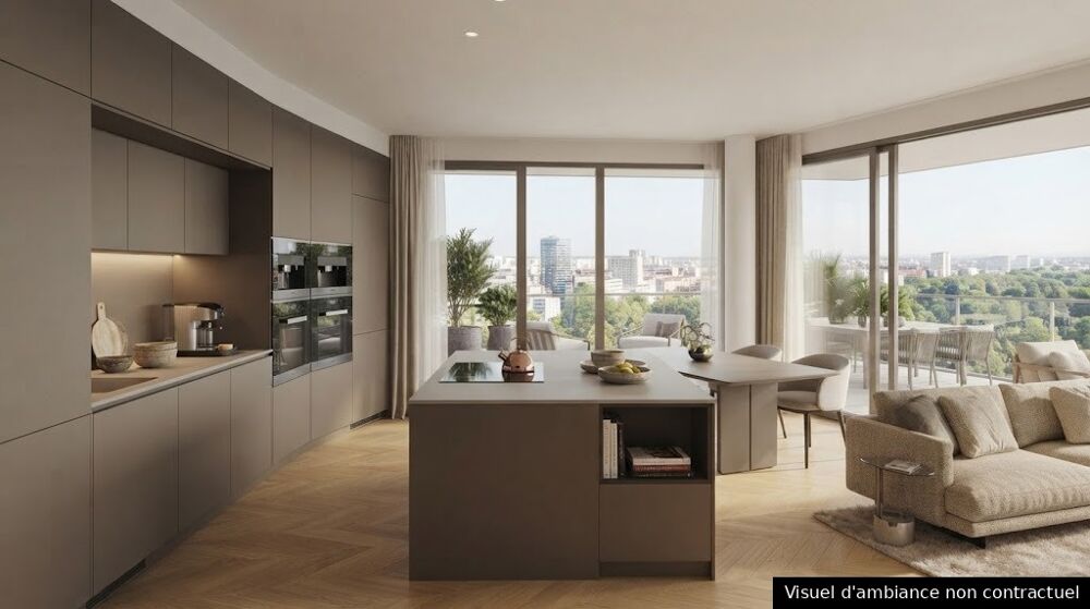 Vente Appartement Vue Panoramique pour ce Superbe T5 de 95 m² avec Balcon Plein Sud de 40 m² – Lyon 7e Lyon 7