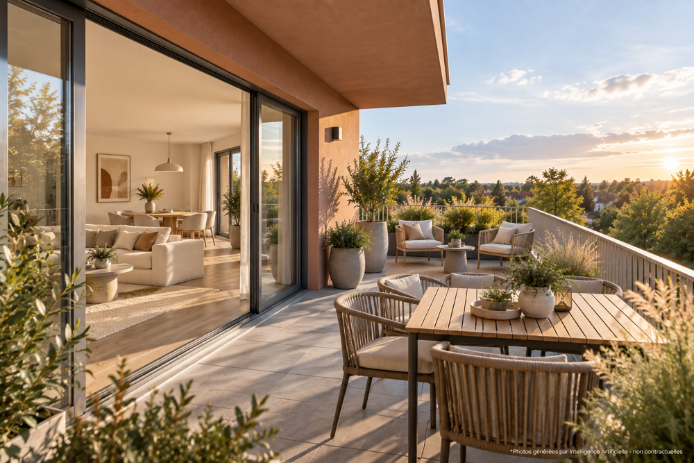 Vente Appartement T2 DERNIER ETAGE - TERRASSE - VUE DEGAGE Guipavas